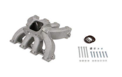Single Plane Split-Design Race Intake Manifold- GM LS3/L92-4150 Carbureted Single Plane Split-Design Race Intake Manifold Fits All GM LS Gen III or IV Engines Equipped with LS3/L92 Cylinder Heads Holley