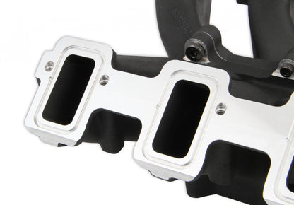 Single Plane Split-Design Race Intake Manifold- GM LS3/L92- Black -4150 Carbureted Single Plane Split-Design Race Intake Manifold Fits All GM LS Gen III or IV Engines Equipped with LS3/L92 Style Cylinder Heads Holley-15