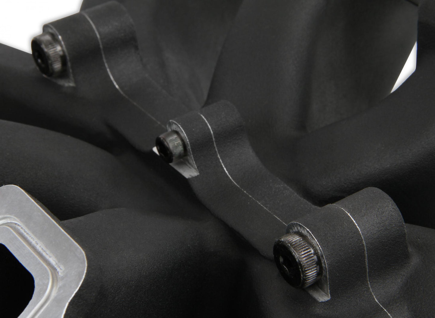 Single Plane Split-Design Race Intake Manifold- GM LS3/L92- Black -4150 Carbureted Single Plane Split-Design Race Intake Manifold Fits All GM LS Gen III or IV Engines Equipped with LS3/L92 Style Cylinder Heads Holley-16