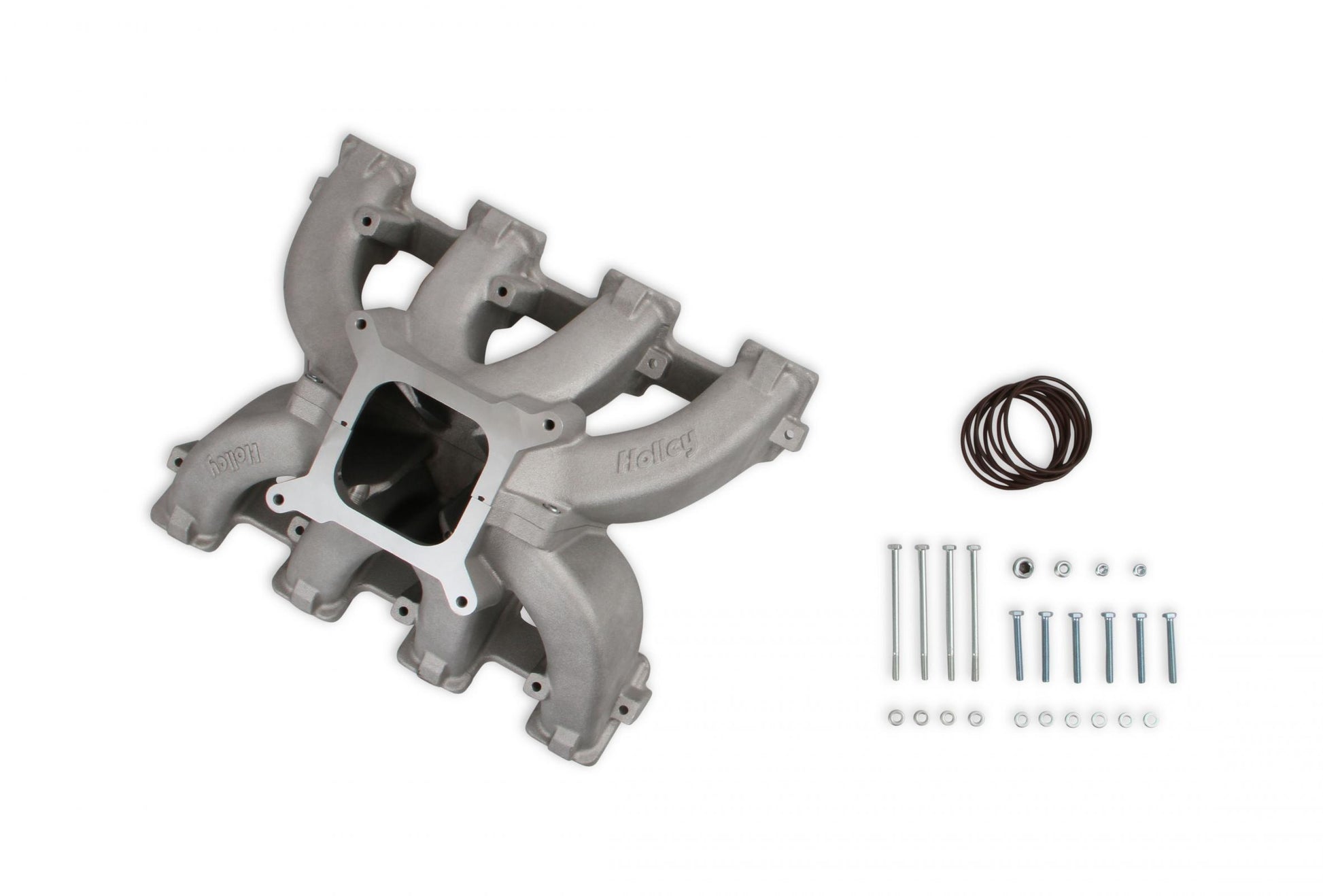 Single Plane Split-Design Race Intake Manifold- GM LS3/L92-4150 Carbureted Single Plane Split-Design Race Intake Manifold Fits All GM LS Gen III or IV Engines Equipped with LS3/L92 Cylinder Heads Holley-2