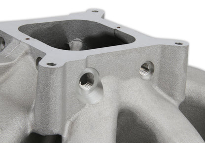Single Plane Split-Design Race Intake Manifold- GM LS3/L92-4150 Carbureted Single Plane Split-Design Race Intake Manifold Fits All GM LS Gen III or IV Engines Equipped with LS3/L92 Cylinder Heads Holley-11