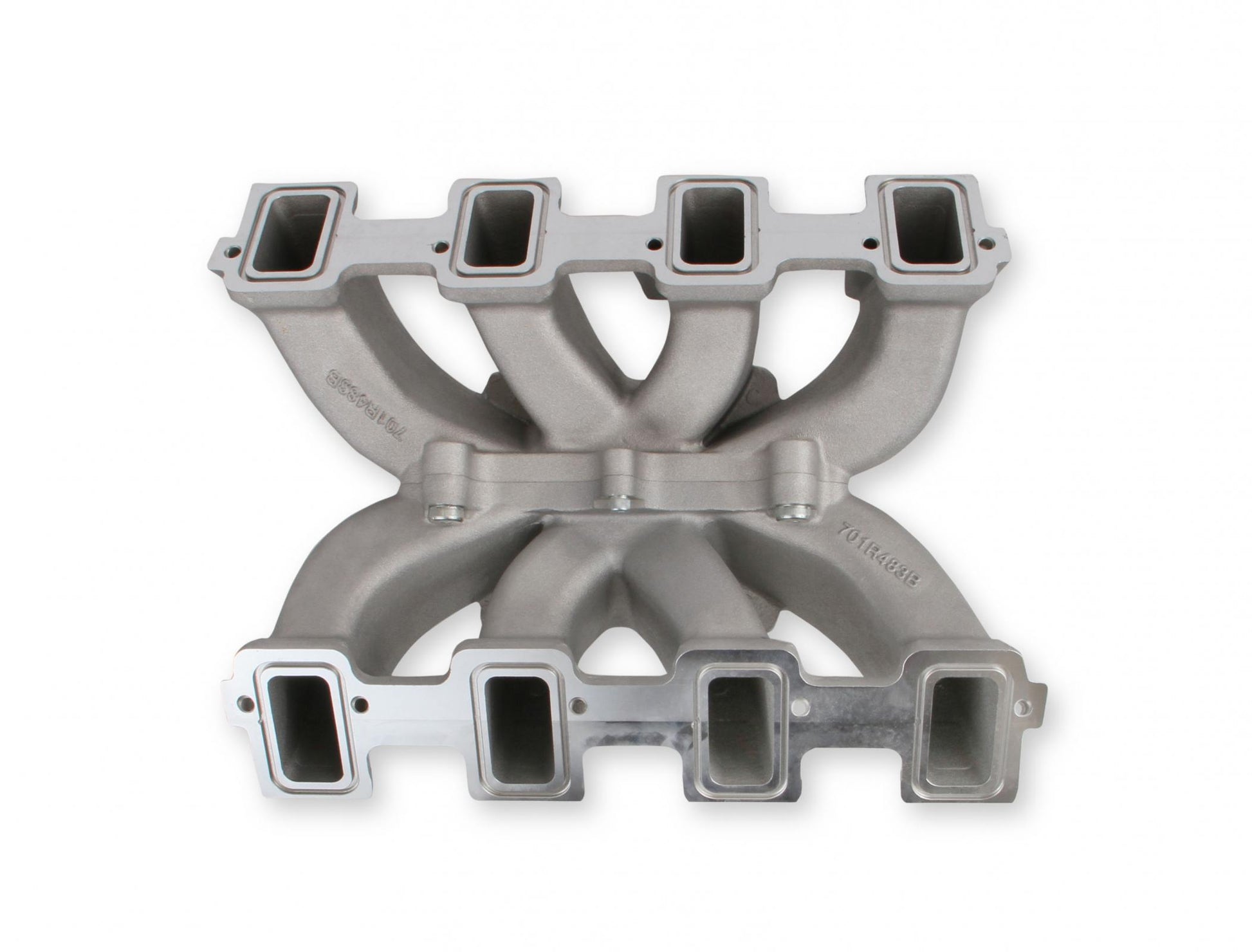 Single Plane Split-Design Race Intake Manifold- GM LS3/L92-4150 Carbureted Single Plane Split-Design Race Intake Manifold Fits All GM LS Gen III or IV Engines Equipped with LS3/L92 Cylinder Heads Holley-13