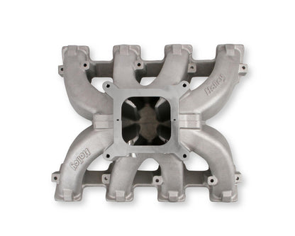Single Plane Split-Design Race Intake Manifold- GM LS3/L92-4150 Carbureted Single Plane Split-Design Race Intake Manifold Fits All GM LS Gen III or IV Engines Equipped with LS3/L92 Cylinder Heads Holley-16