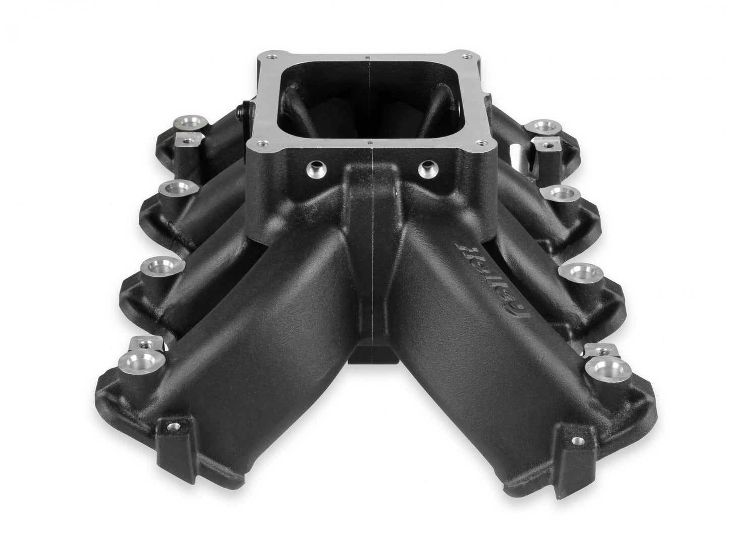 Single Plane EFI 4500 Split-Design Race Intake Manifold- GM LS1/LS2/LS6 Black Finish with Fuel Rails Holley-2