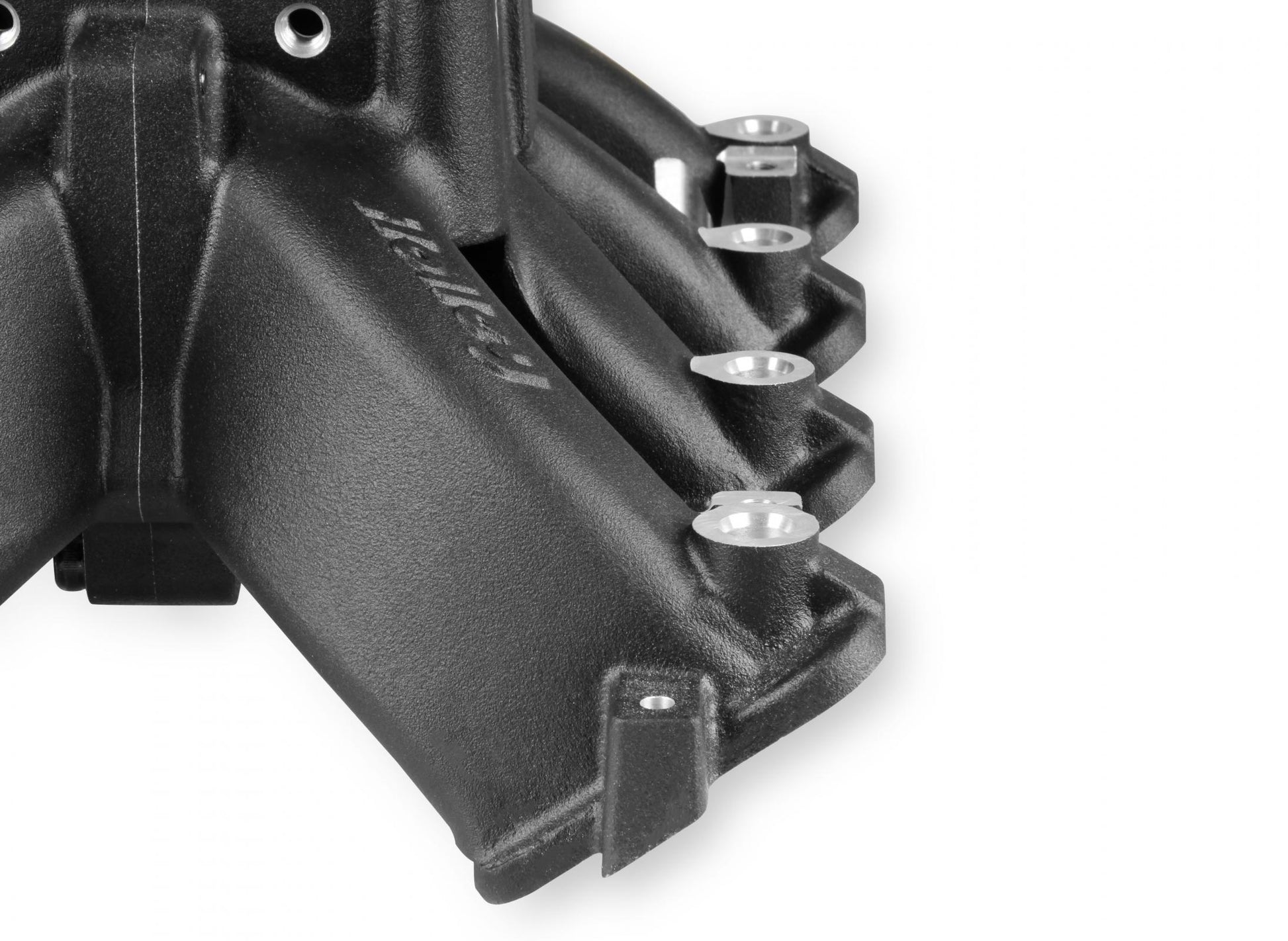 Single Plane EFI 4500 Split-Design Race Intake Manifold- GM LS1/LS2/LS6 Black Finish with Fuel Rails Holley-4