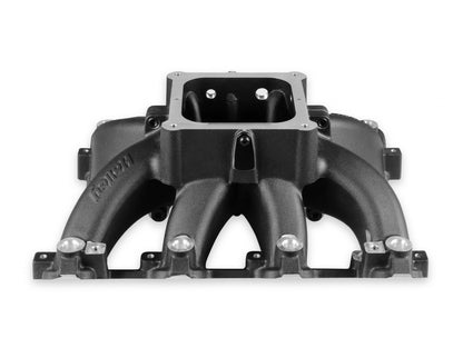 Single Plane EFI 4500 Split-Design Race Intake Manifold- GM LS1/LS2/LS6 Black Finish with Fuel Rails Holley-7