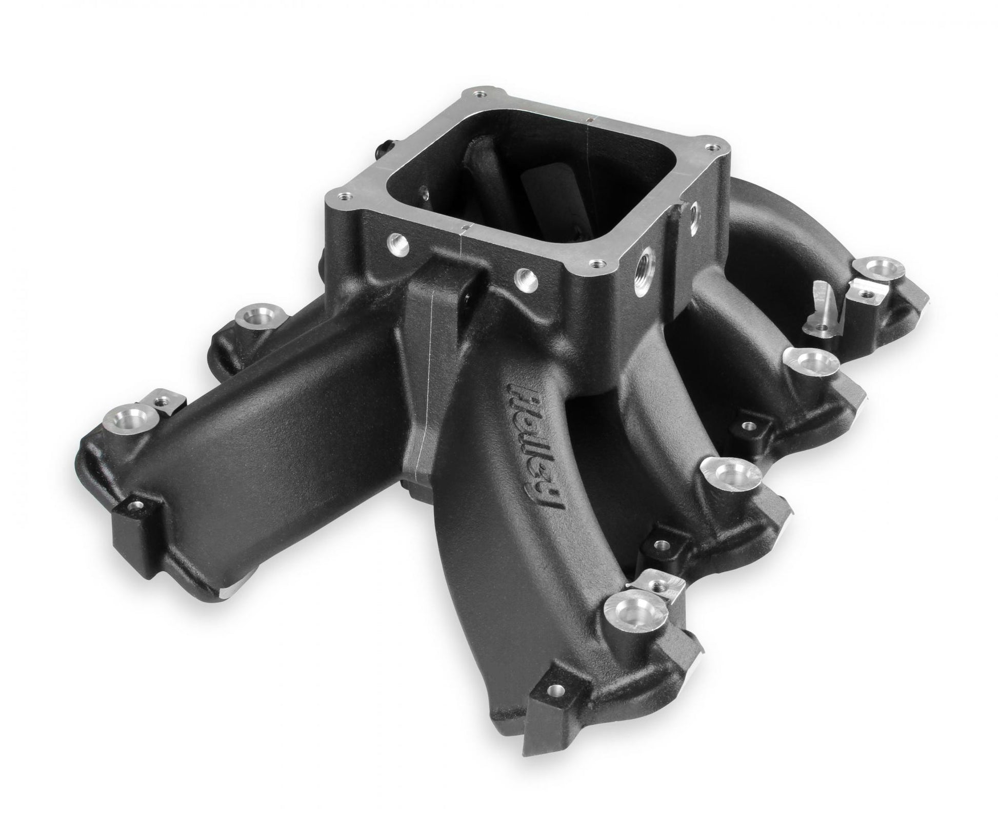 Single Plane EFI 4500 Split-Design Race Intake Manifold- GM LS1/LS2/LS6 Black Finish with Fuel Rails Holley-10