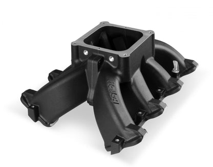 Single Plane 4500 Carbureted Split-Design Race Intake Manifold GM LS1/LS2/LS6 Fits GM LS1/LS2/LS6 Carbureted with Black Finish Holley-14