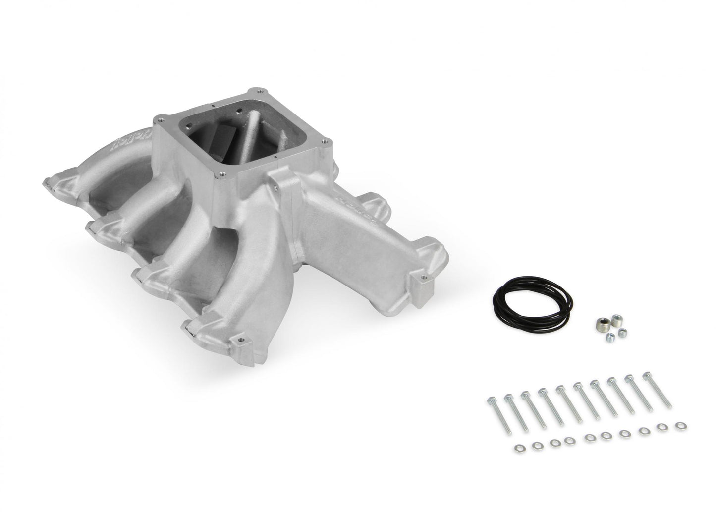 Single Plane 4500 Carbureted Split-Design Race Intake Manifold GM LS1/LS2/LS6 Fits GM LS1/LS2/LS6 Carbureted with Cast Finish Holley-1