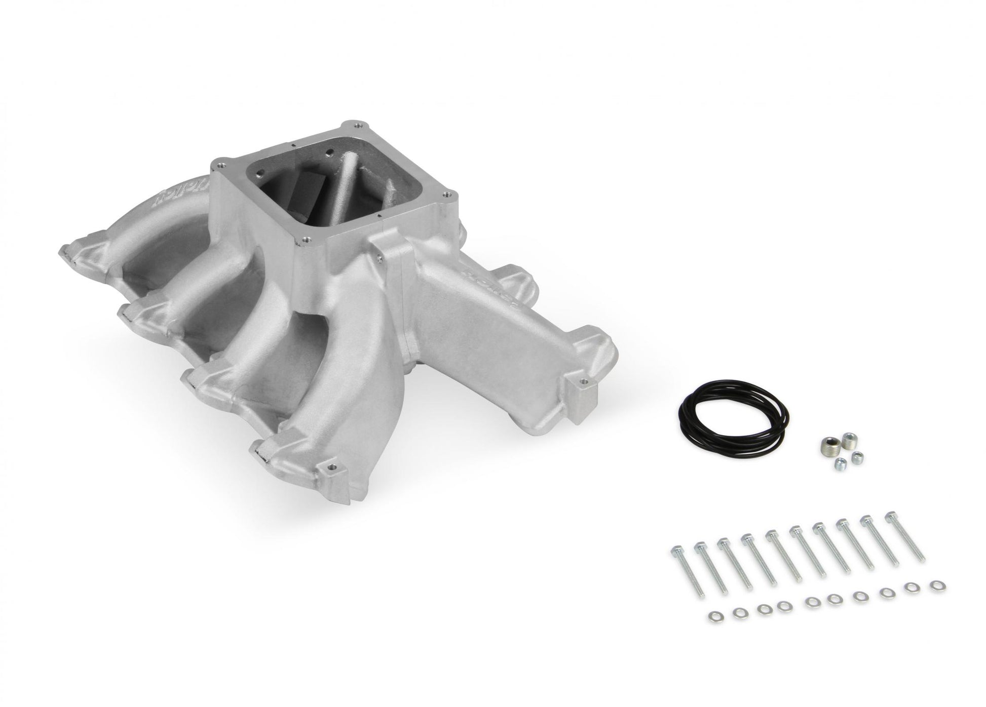 Single Plane 4500 Carbureted Split-Design Race Intake Manifold GM LS1/LS2/LS6 Fits GM LS1/LS2/LS6 Carbureted with Cast Finish Holley-1
