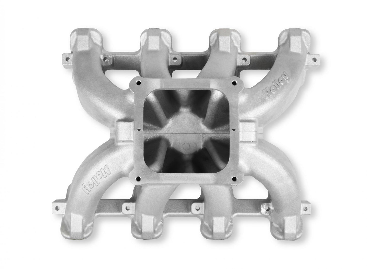 Single Plane 4500 Carbureted Split-Design Race Intake Manifold GM LS1/LS2/LS6 Fits GM LS1/LS2/LS6 Carbureted with Cast Finish Holley-2