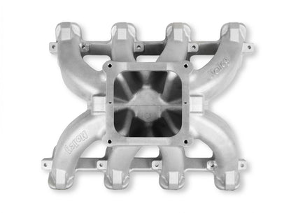 Single Plane 4500 Carbureted Split-Design Race Intake Manifold GM LS1/LS2/LS6 Fits GM LS1/LS2/LS6 Carbureted with Cast Finish Holley-2