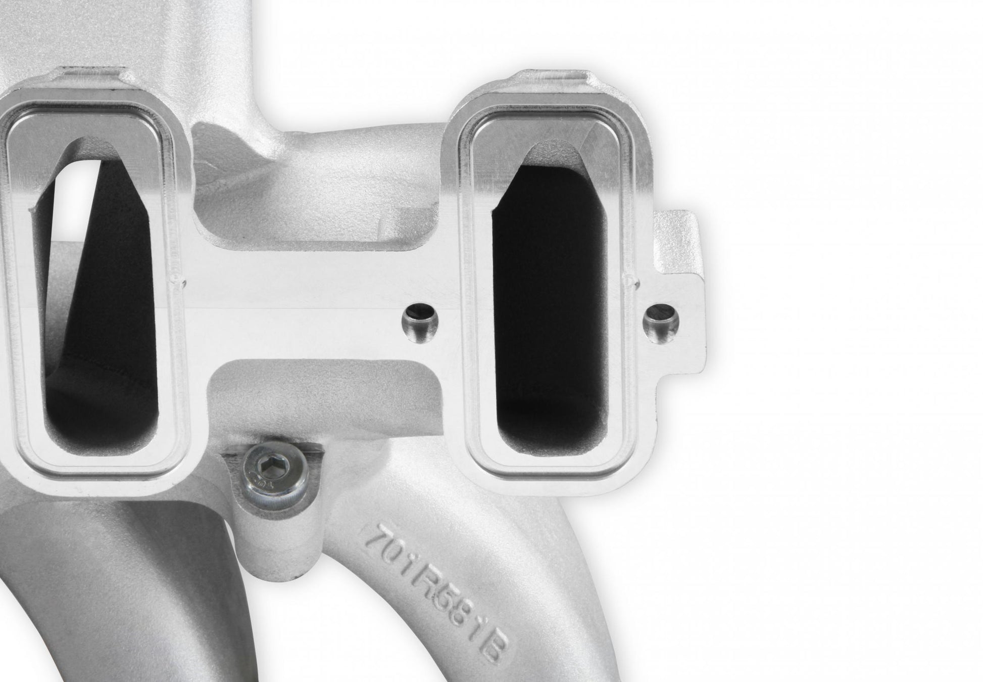Single Plane 4500 Carbureted Split-Design Race Intake Manifold GM LS1/LS2/LS6 Fits GM LS1/LS2/LS6 Carbureted with Cast Finish Holley-11