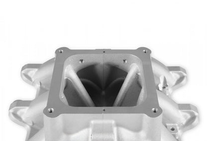 Single Plane 4500 Carbureted Split-Design Race Intake Manifold GM LS1/LS2/LS6 Fits GM LS1/LS2/LS6 Carbureted with Cast Finish Holley-7