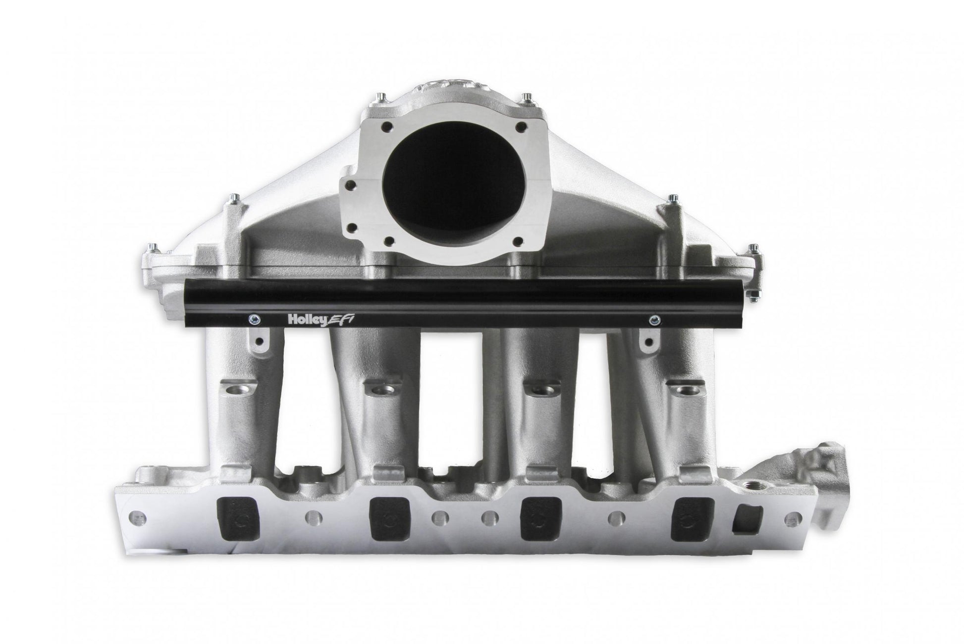 351W Ford Hi-Ram EFI Manifold with Side Mount Top 351W Ford Hi-Ram Intake Manifold with 95mm 1986-95 Ford 5.0 Throttle Body Flange Side Mount Top Holley-7