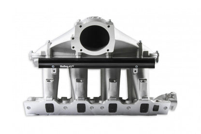 351W Ford Hi-Ram EFI Manifold with Side Mount Top 351W Ford Hi-Ram Intake Manifold with 95mm 1986-95 Ford 5.0 Throttle Body Flange Side Mount Top Holley-7