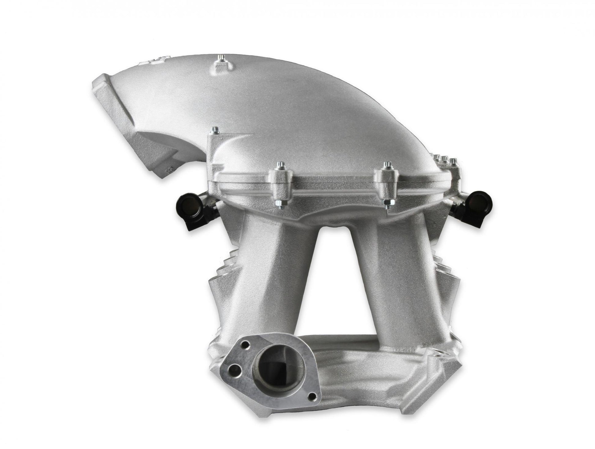 351W Ford Hi-Ram EFI Manifold with Side Mount Top 351W Ford Hi-Ram Intake Manifold with 95mm 1986-95 Ford 5.0 Throttle Body Flange Side Mount Top Holley-8
