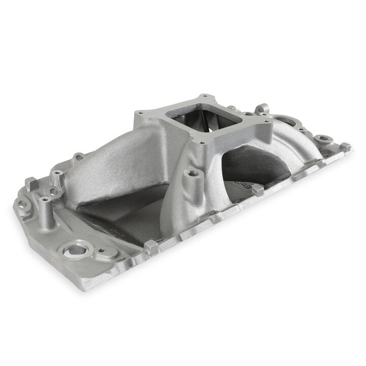 Strip Dominator Intake Big Block Chevy V8 Carburetor Intake Manifold 396ci-502ci Oval Port Heads Holley-1
