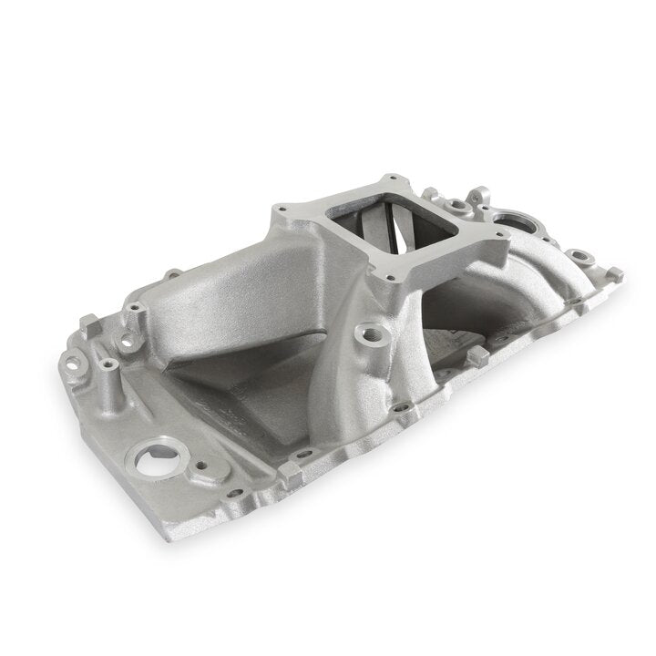 Strip Dominator Intake Big Block Chevy V8 Carburetor Intake Manifold 396ci-502ci Rectangular Port Heads Holley-1