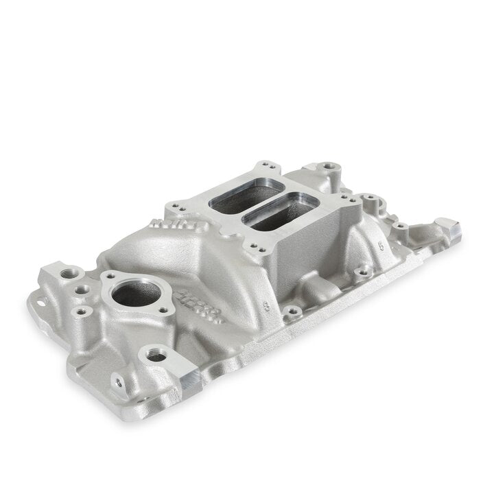Street Dominator Intake Chevy Small Block V8 Street Dominator Intake Manifold W/egr 1987-Later with Cast Iron Head Holley-1