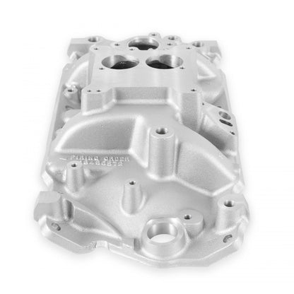 Strip Dominator Intake Chevy Small Block V8 Pro-Jection TBI Intake Manifold High Rise Dual Plane W/egr 1987-later with Cast Iron Heads Holley-1
