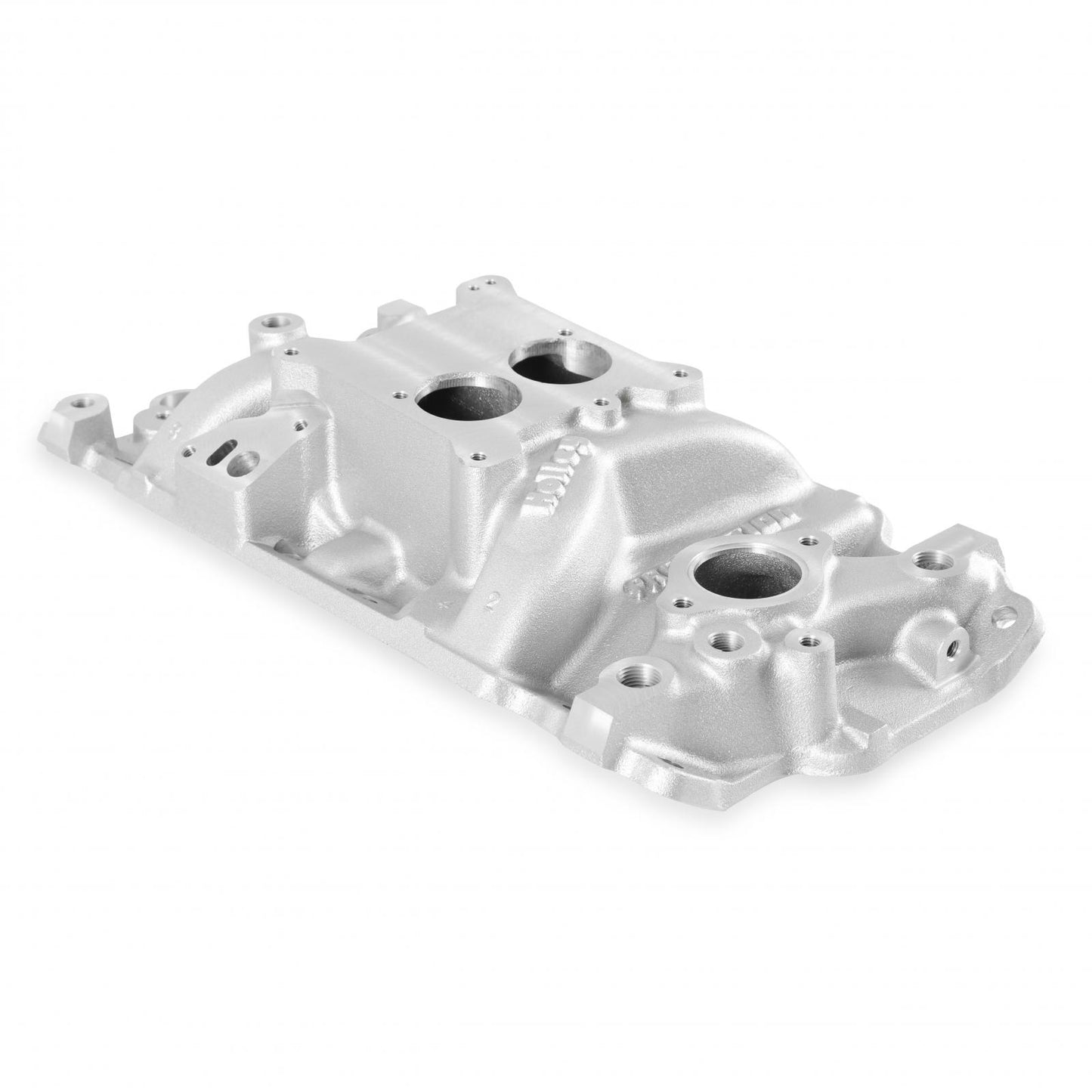 Strip Dominator Intake Chevy Small Block V8 Pro-Jection TBI Intake Manifold High Rise Dual Plane W/egr 1987-later with Cast Iron Heads Holley-2
