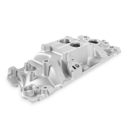 Strip Dominator Intake Chevy Small Block V8 Pro-Jection TBI Intake Manifold High Rise Dual Plane W/egr 1987-later with Cast Iron Heads Holley-5