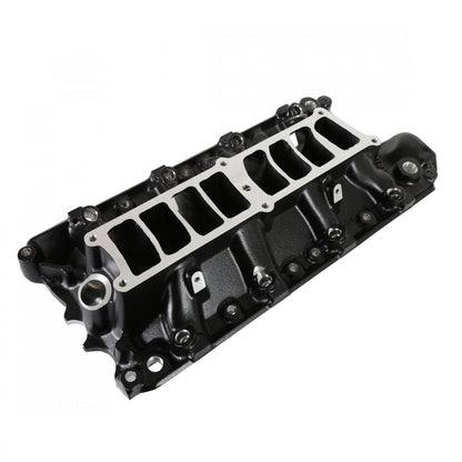 Systemax Intake Ford Small Block V8 Black Ceramic Coated EFI Intake Manifold 1986-1995 5.0L Upper and Lower E.O Legal Black Ceramic Coated Finish Holley-1
