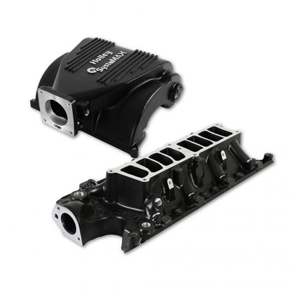 Systemax Intake Ford Small Block V8 Black Ceramic Coated EFI Intake Manifold 1986-1995 5.0L Upper and Lower E.O Legal Black Ceramic Coated Finish Holley-3
