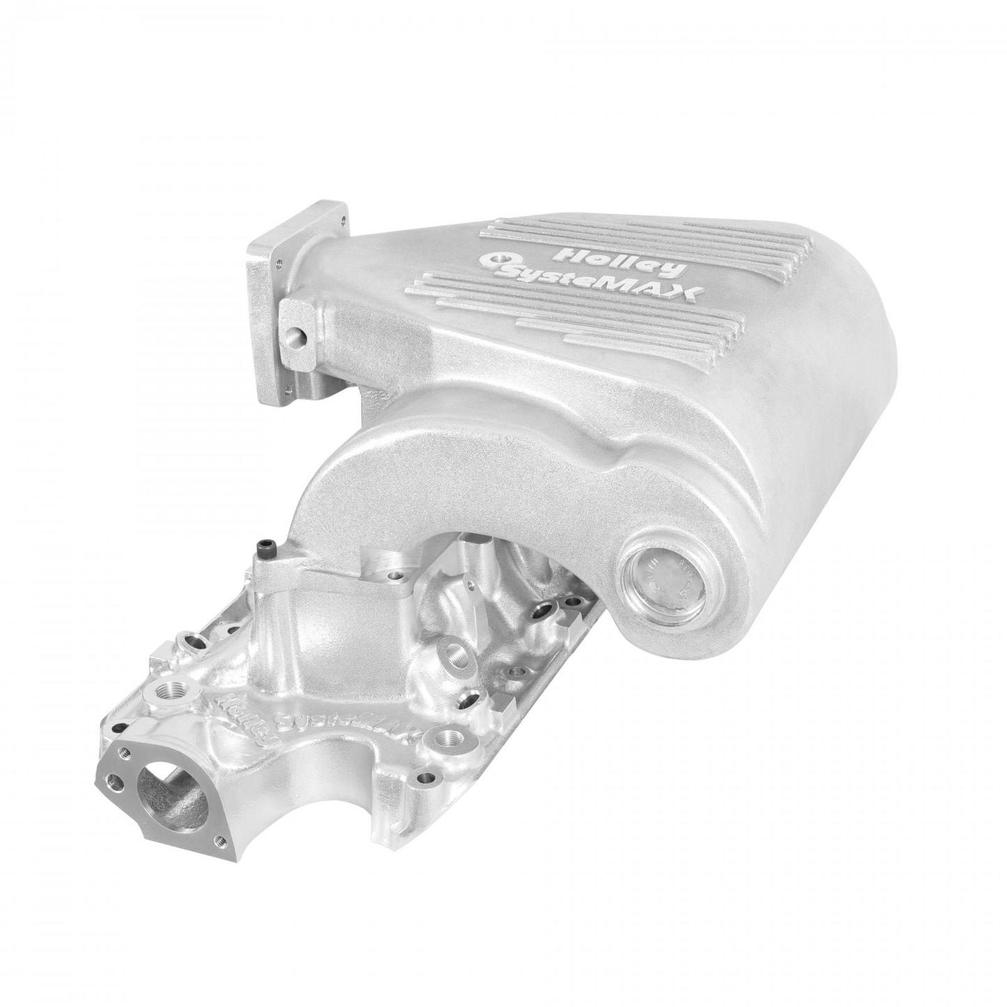 Systemax Intake Ford Small Block V8 EFI Intake Manifold 1986-1995 5.0L Upper and Lower E.O Legal Shiny Finish Holley-2