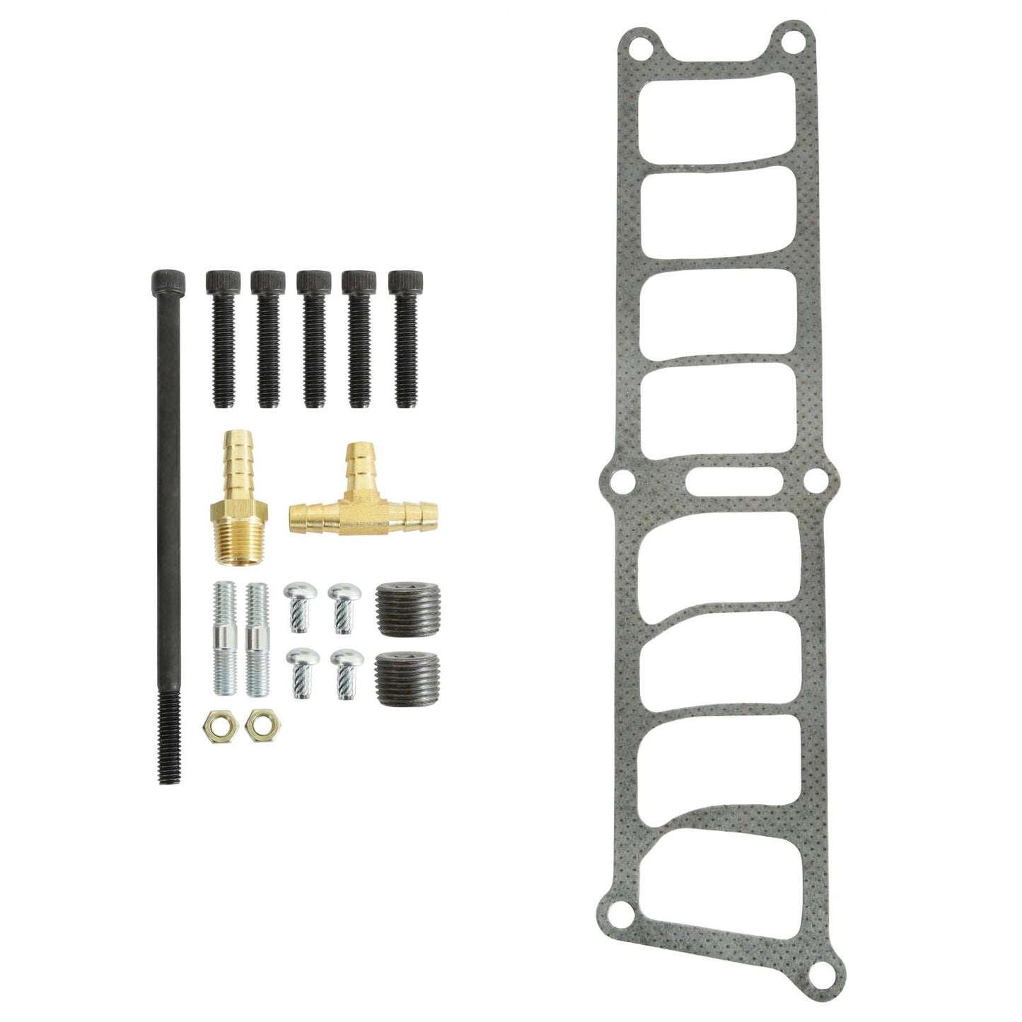 Systemax Intake Ford Small Block V8 EFI Intake Manifold 1986-1995 5.0L Upper and Lower E.O Legal Shiny Finish Holley-11