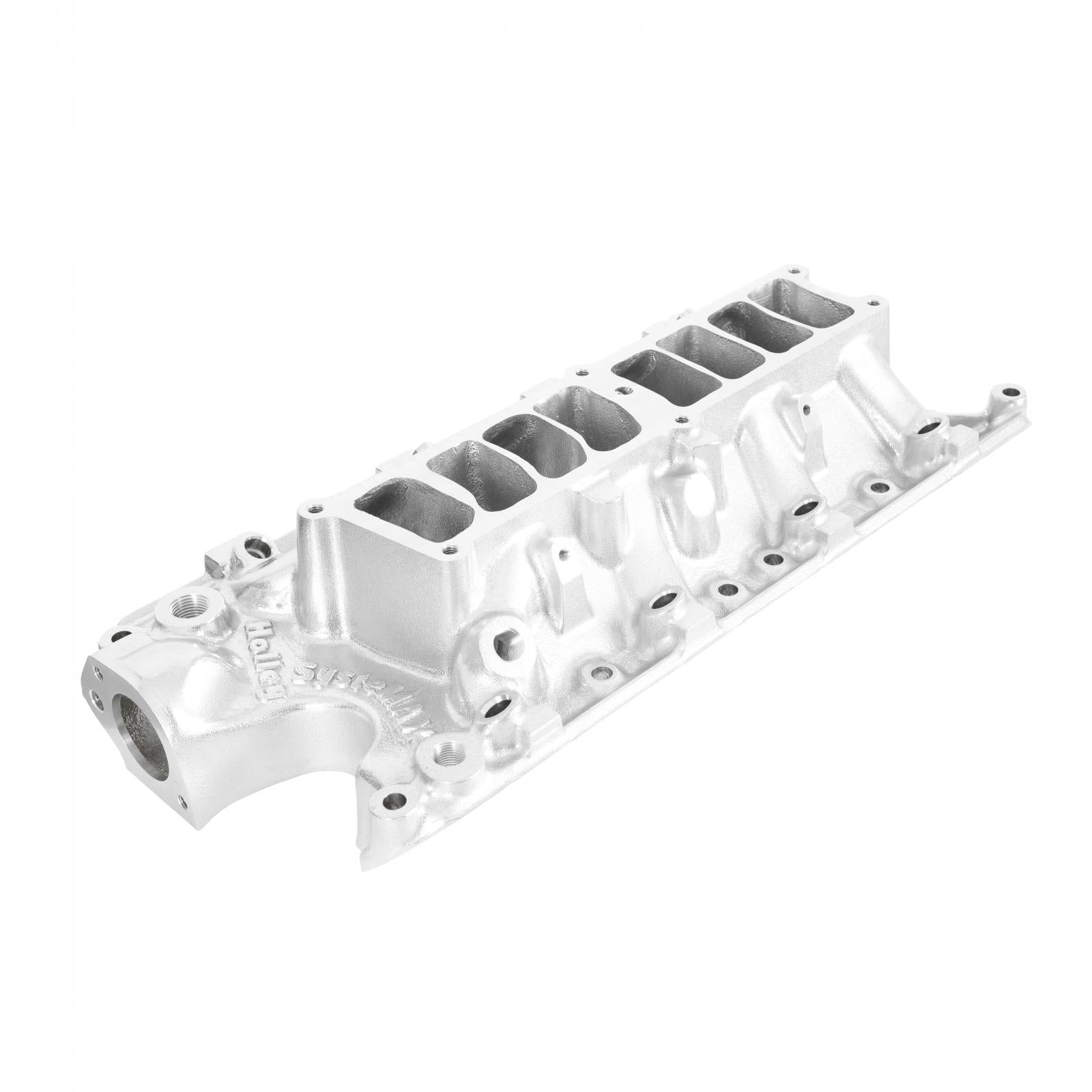 Systemax Intake Ford Small Block V8 EFI Intake Manifold 1986-1995 5.0L Upper and Lower E.O Legal Shiny Finish Holley-7