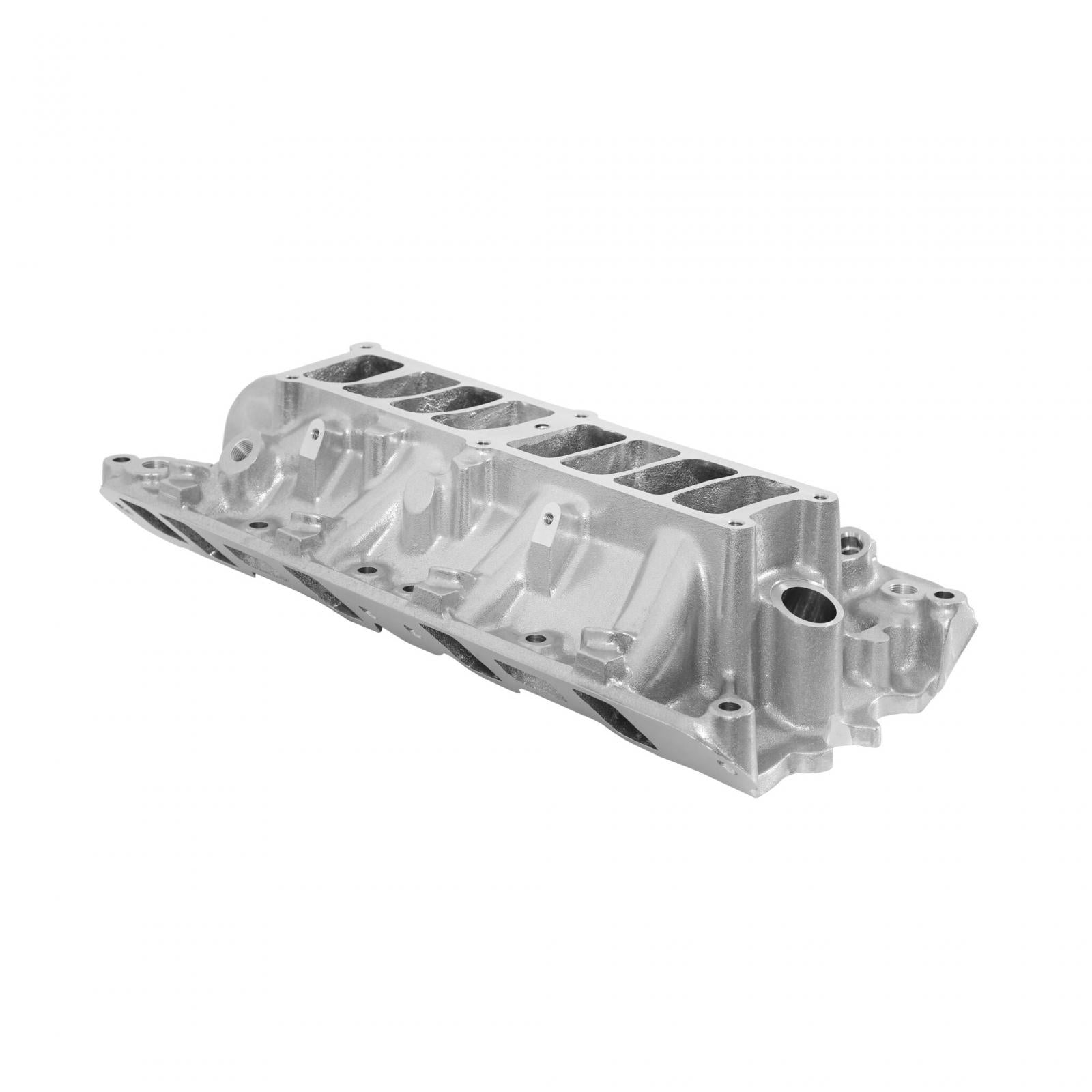 Systemax Lower Intake Ford Small Block V8 EFI Intake Manifold 1986-1995 5.0L Lower Only Shiny Finish Holley-4