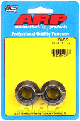 5/8 Inch SAE 12-Point Nut - Chrome Moly Black Oxide ARP Racing Products-1
