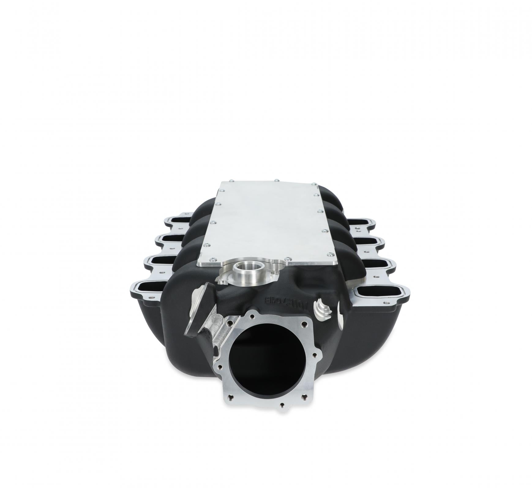 Low-Profile Intake Manifold Godzilla Black Powdercoat Fits Ford 7.3L Godzilla Engine Holley-5