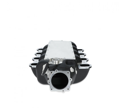 Low-Profile Intake Manifold Godzilla Black Powdercoat Fits Ford 7.3L Godzilla Engine Holley-5