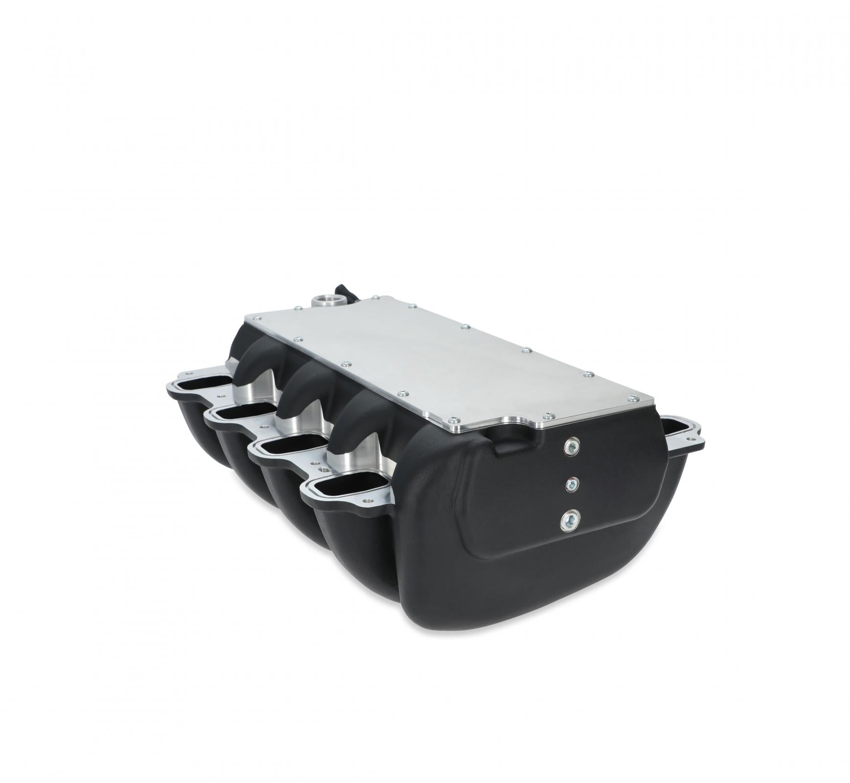 Low-Profile Intake Manifold Godzilla Black Powdercoat Fits Ford 7.3L Godzilla Engine Holley-11