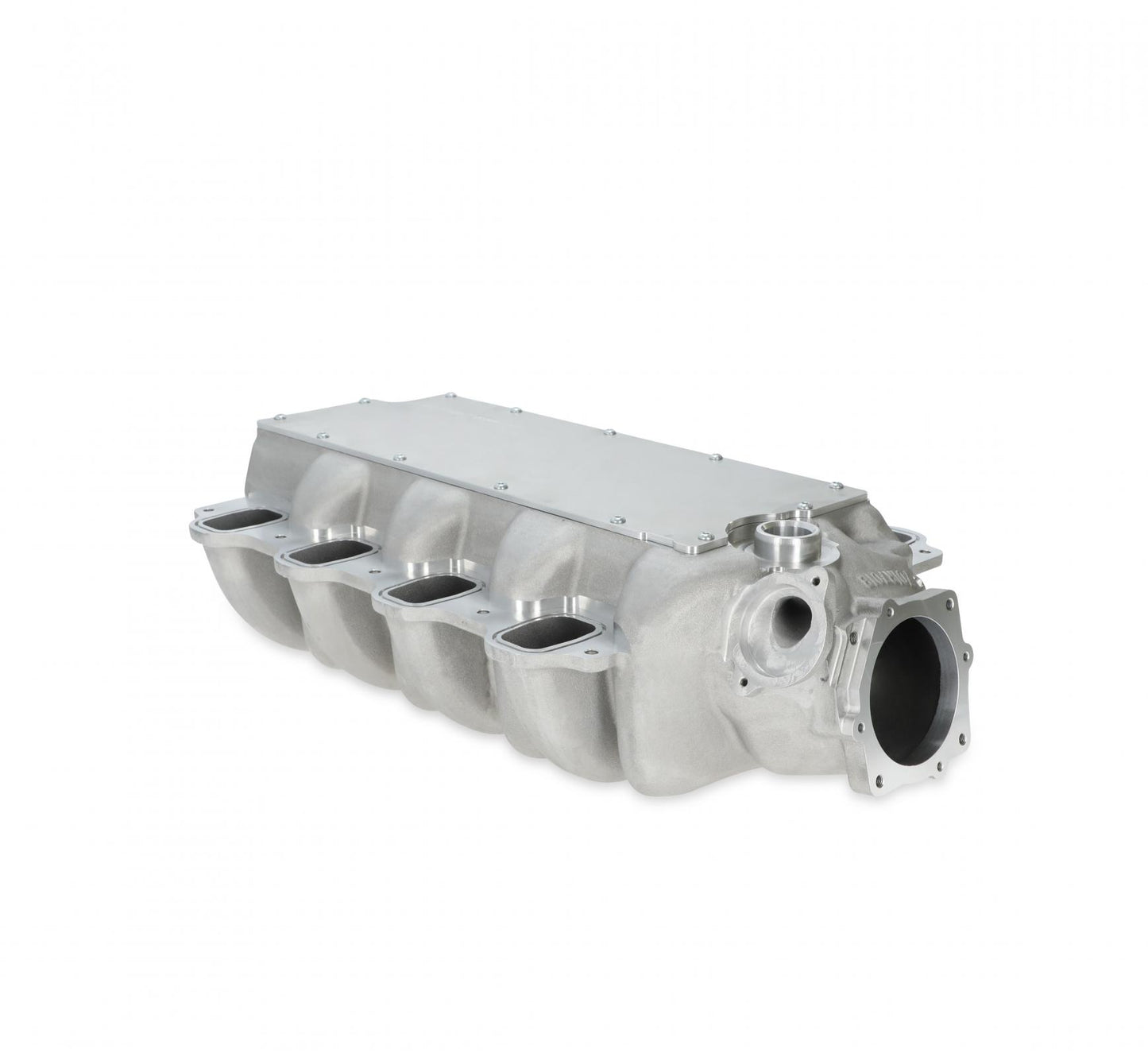 Low-Profile Intake Manifold Godzilla Natural Finish Fits Ford 7.3L Godzilla Engine Holley-1