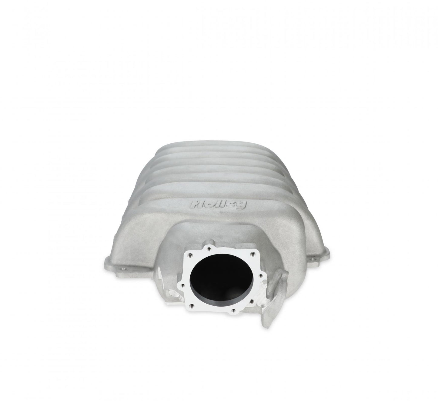 Low-Profile Intake Manifold Godzilla Natural Finish Fits Ford 7.3L Godzilla Engine Holley-6