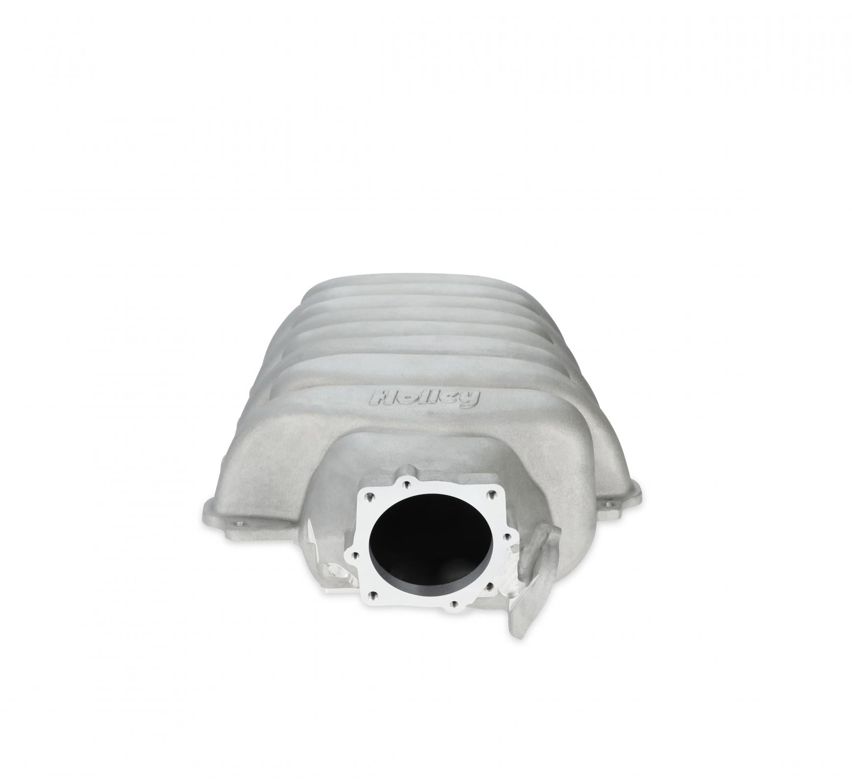 Low-Profile Intake Manifold Godzilla Natural Finish Fits Ford 7.3L Godzilla Engine Holley-6