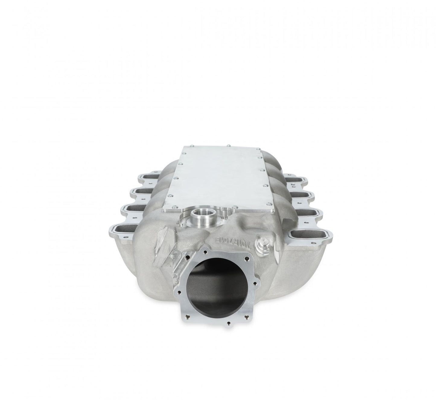 Low-Profile Intake Manifold Godzilla Natural Finish Fits Ford 7.3L Godzilla Engine Holley-7