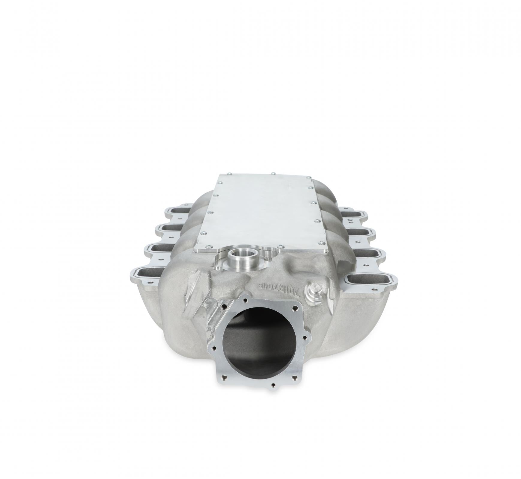 Low-Profile Intake Manifold Godzilla Natural Finish Fits Ford 7.3L Godzilla Engine Holley-7