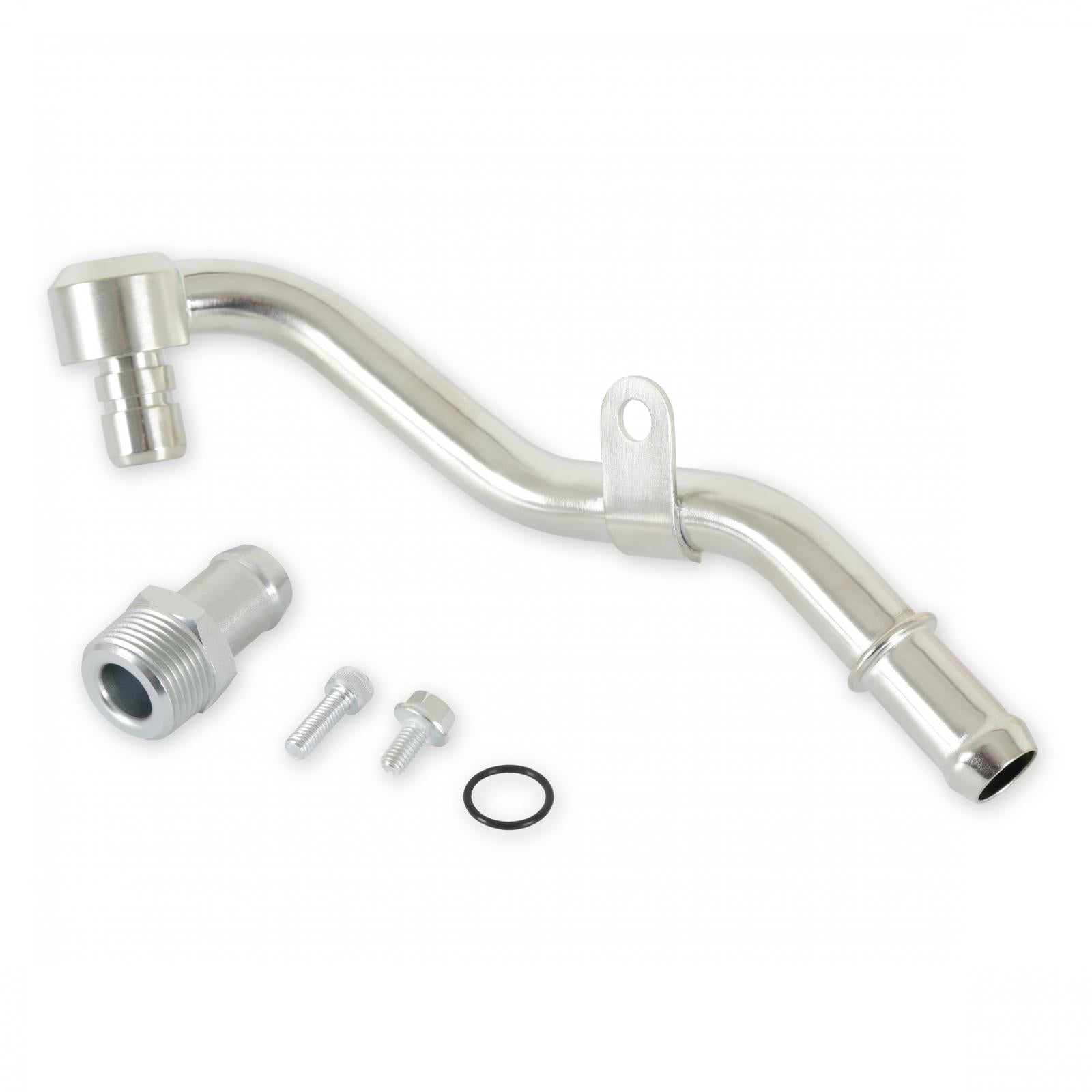 Ford 7.3L Godzilla Engine Heater Hardline Adapter Kit Optional Accessory for 7.3L Godzilla Engine with High-Mount Accessory Drive System Works with Factory or Intake Manifolds Holley-7