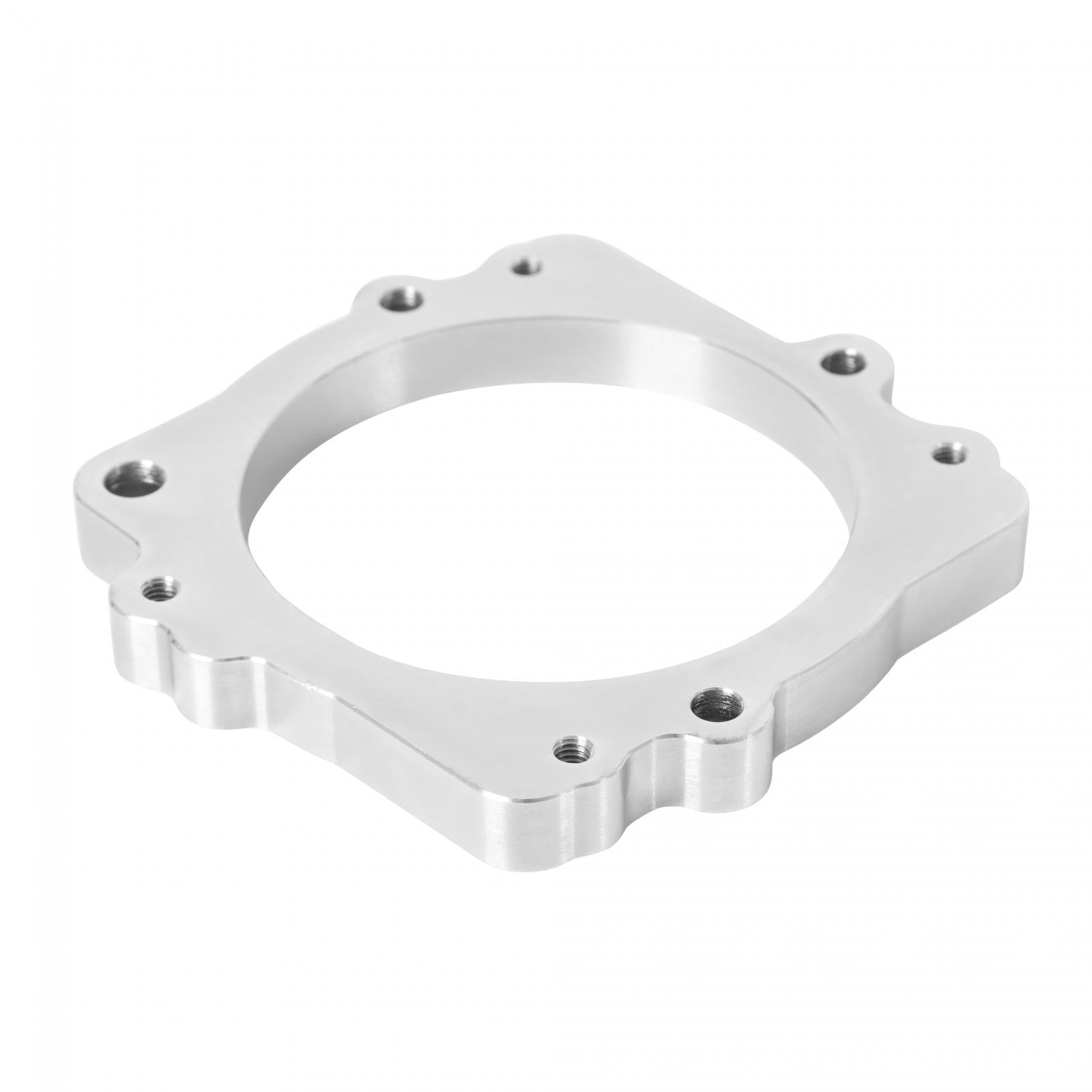 Throttle Body Adapter Ford 7.3L Low-Profile Intake Manifold GT500 Throttle Body Allows Fitment of a 2020-2023 Ford GT500 Throttle Body to Low-Profile 7.3L Godzilla Intake Manifold Holley-2