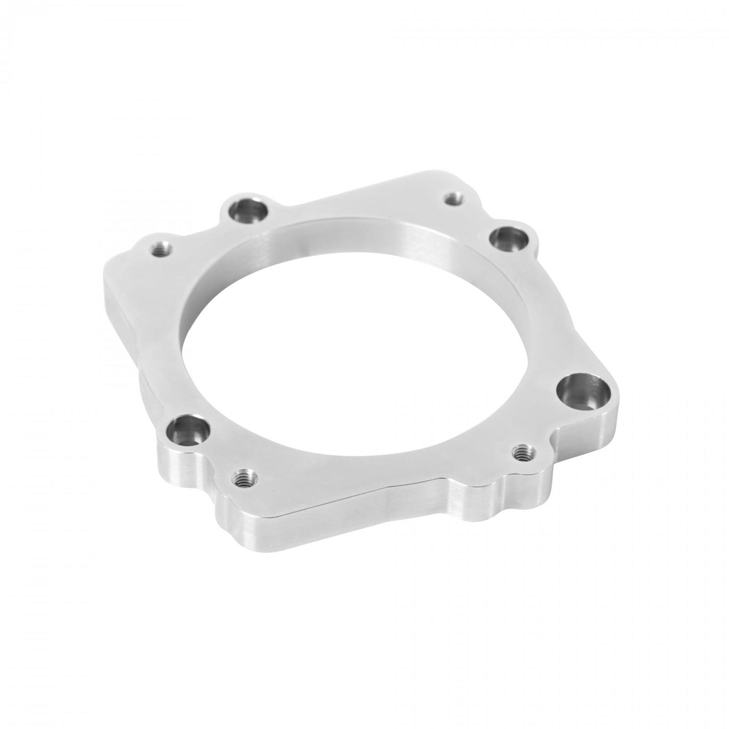 Throttle Body Adapter Ford 7.3L Low-Profile Intake Manifold GT500 Throttle Body Allows Fitment of a 2020-2023 Ford GT500 Throttle Body to Low-Profile 7.3L Godzilla Intake Manifold Holley-3