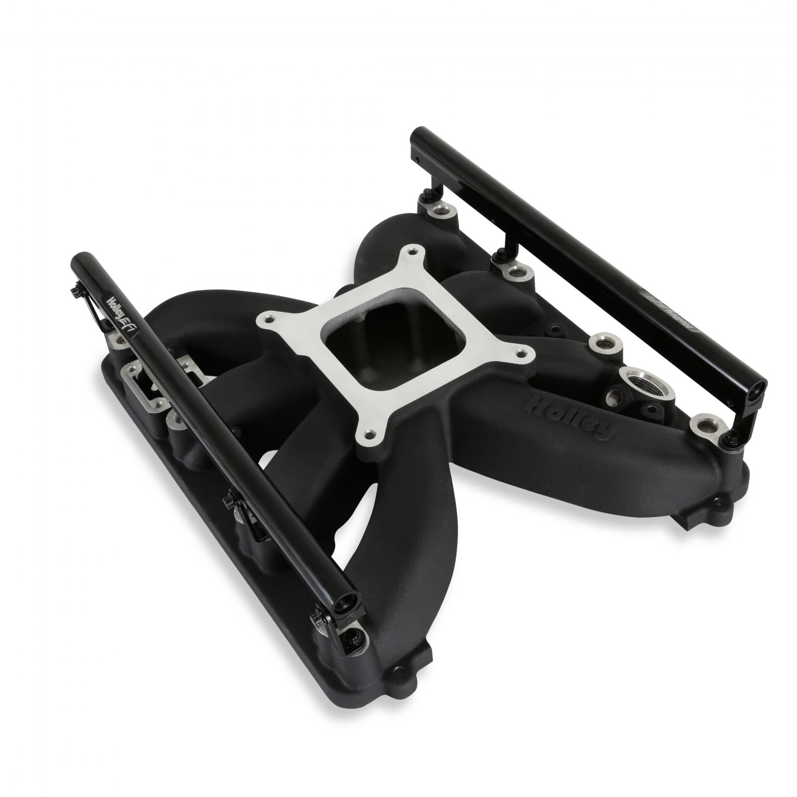 Single Plane Intake Manifold for Gen III Hemi, EFI Black Fits 2009-2023 5.7-liter, 2005-2010 6.1-liter and 2011-2023 6.4-liter Chrysler Gen III Hemi Engines Holley-2
