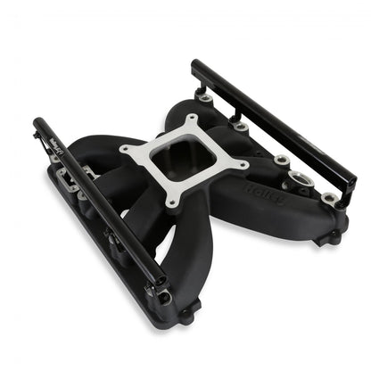 Single Plane Intake Manifold for Gen III Hemi, EFI Black Fits 2009-2023 5.7-liter, 2005-2010 6.1-liter and 2011-2023 6.4-liter Chrysler Gen III Hemi Engines Holley-2