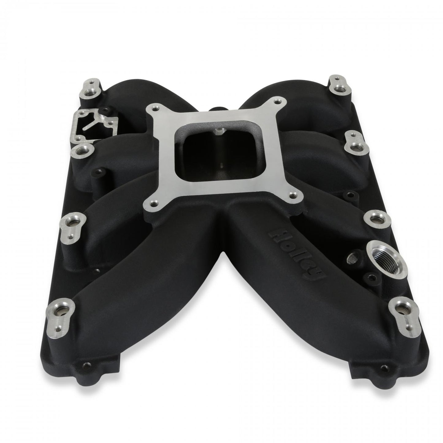 Single Plane Intake Manifold for Gen III Hemi, EFI Black Fits 2009-2023 5.7-liter, 2005-2010 6.1-liter and 2011-2023 6.4-liter Chrysler Gen III Hemi Engines Holley-3
