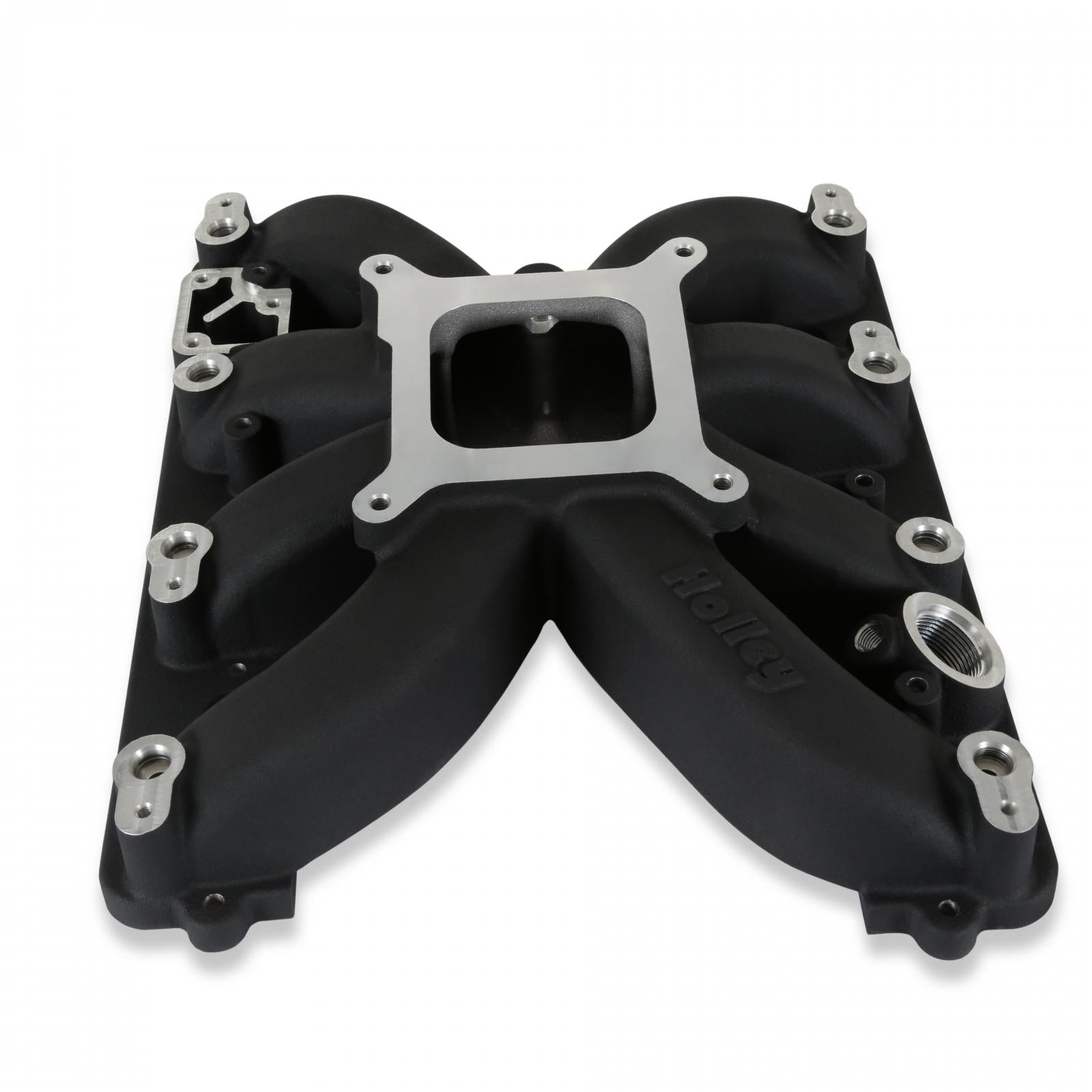 Single Plane Intake Manifold for Gen III Hemi, EFI Black Fits 2009-2023 5.7-liter, 2005-2010 6.1-liter and 2011-2023 6.4-liter Chrysler Gen III Hemi Engines Holley-3