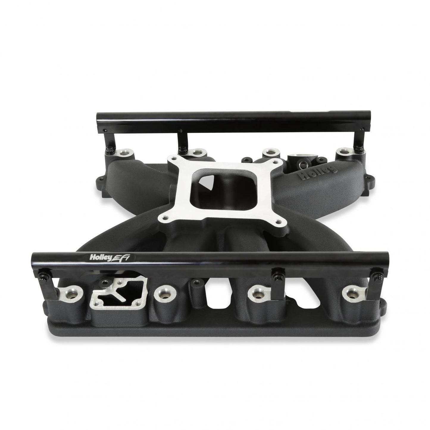 Single Plane Intake Manifold for Gen III Hemi, EFI Black Fits 2009-2023 5.7-liter, 2005-2010 6.1-liter and 2011-2023 6.4-liter Chrysler Gen III Hemi Engines Holley-4